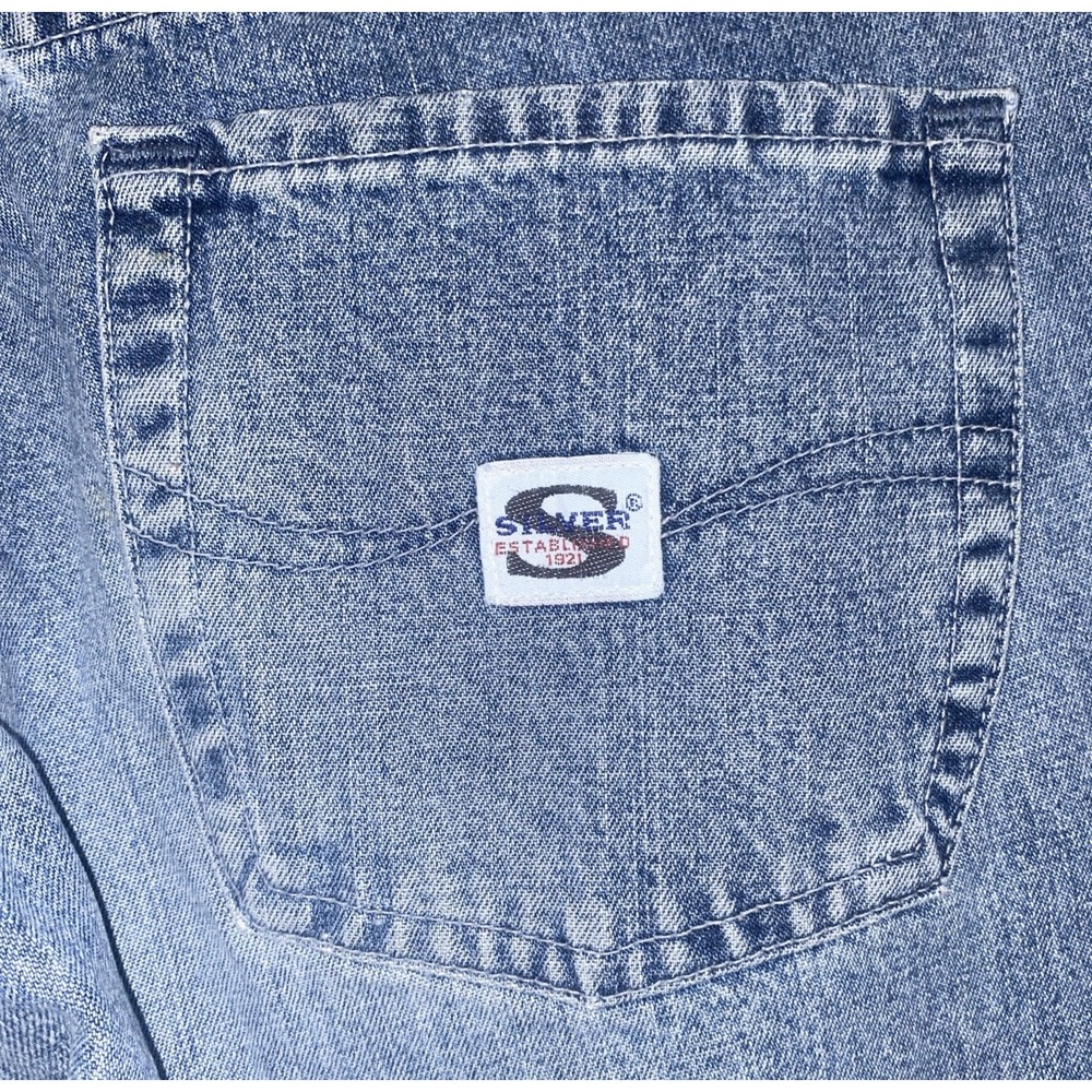 Silver Jeans Women's Flare Wide Leg Jeans - Light Blue - Picture 11 of 14